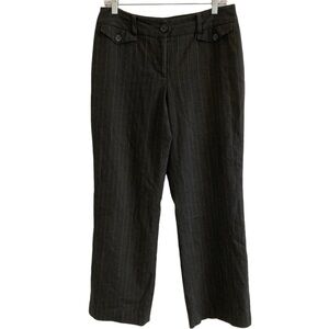 Ann Taylor Woman’s Curvy Fit Just Below Waist Straight Leg Pants Size 8P Brown